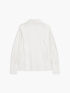 Solene | Button Down Square Shirt – Chic Artisan Grace & Refined Slimming Silhouette
