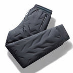 Women’s Thermal Trousers – Waterproof Winter Joggers in Soft Fleece with Pockets Grey