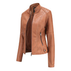 Solis | Women's Jacket | Stand Collar Zipper Pockets