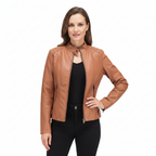 Solis | Women's Jacket | Stand Collar Zipper Pockets