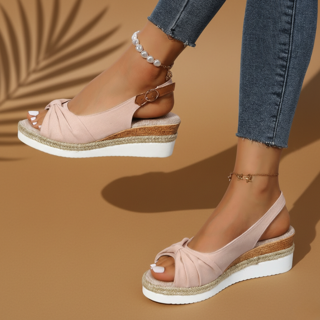Capri Elegance Espadrille Wedge Sandals 3