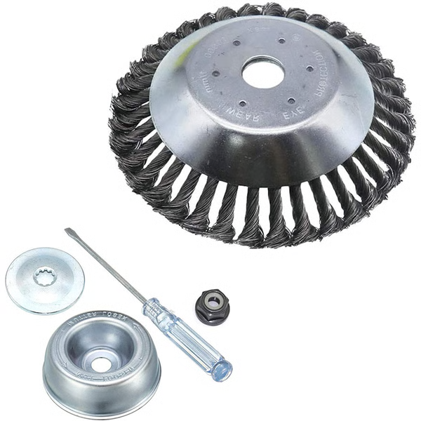 Carbon Steel Weed Brush And Trimmer Braided Carbon Steel Blades