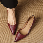 Carlen | Women’s Genuine Leather Heels – Chic Artisan Stiletto & Refined Slimming Silhouette