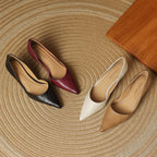 Carlen | Women’s Genuine Leather Heels – Chic Artisan Stiletto & Refined Slimming Silhouette