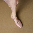 Cavra | Genuine Leather Cross-Strap Heels – Luxury Designer Stiletto Heel & Slimming Strappy Silhouette