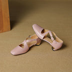 Cavra | Genuine Leather Cross-Strap Heels – Luxury Designer Stiletto Heel & Slimming Strappy Silhouette