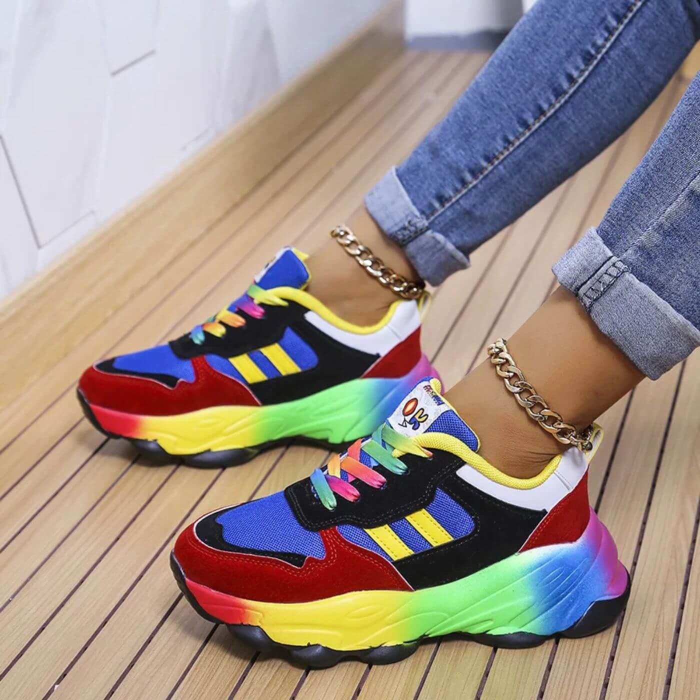 Pamelo | Sneakers For Women | Lace-Up Black