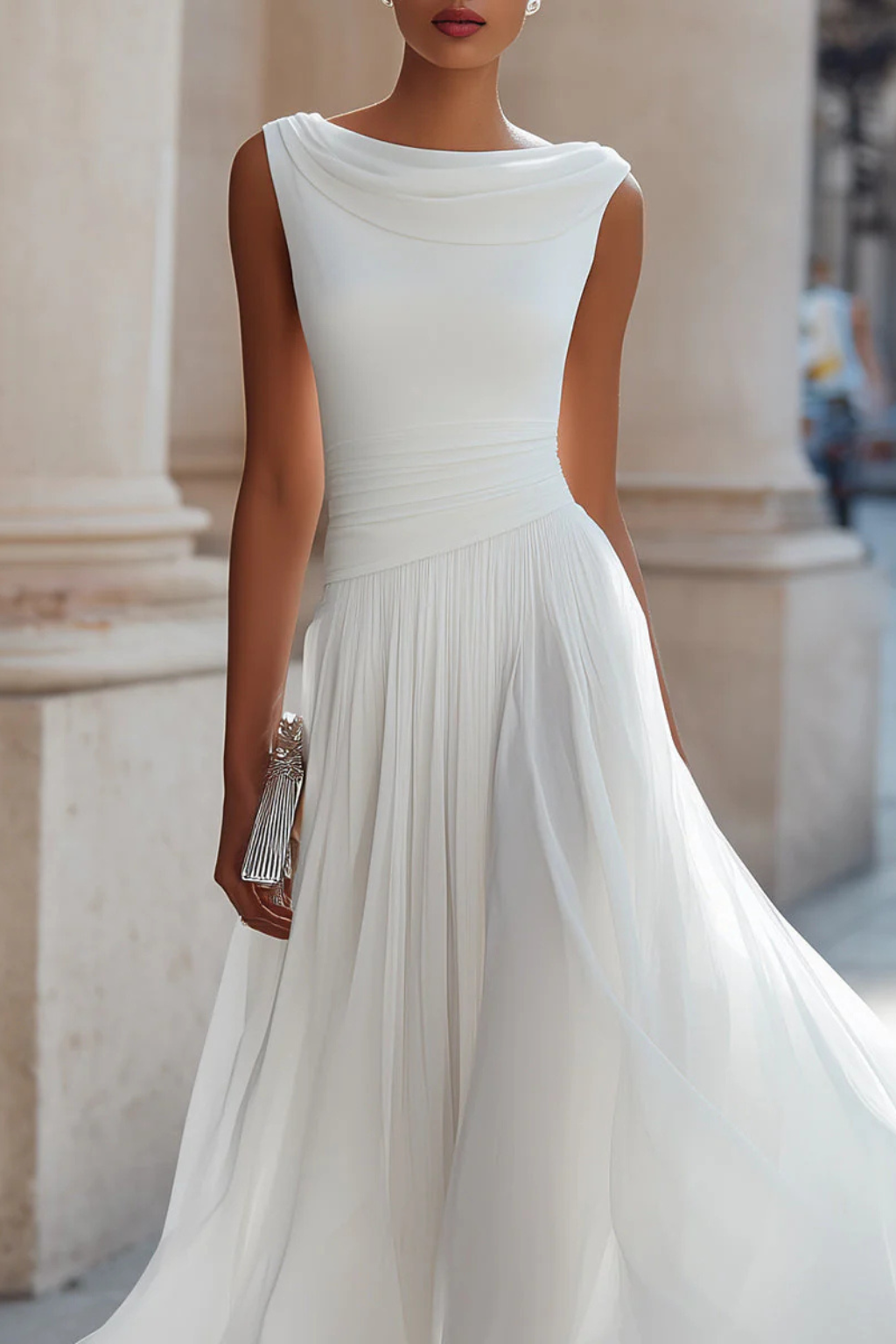 Roque | Comfortable and Elegant Pleated Midi Dress