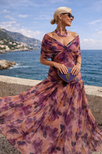 Ēden | Elegant Maxi Dress for Parties with V-Neck