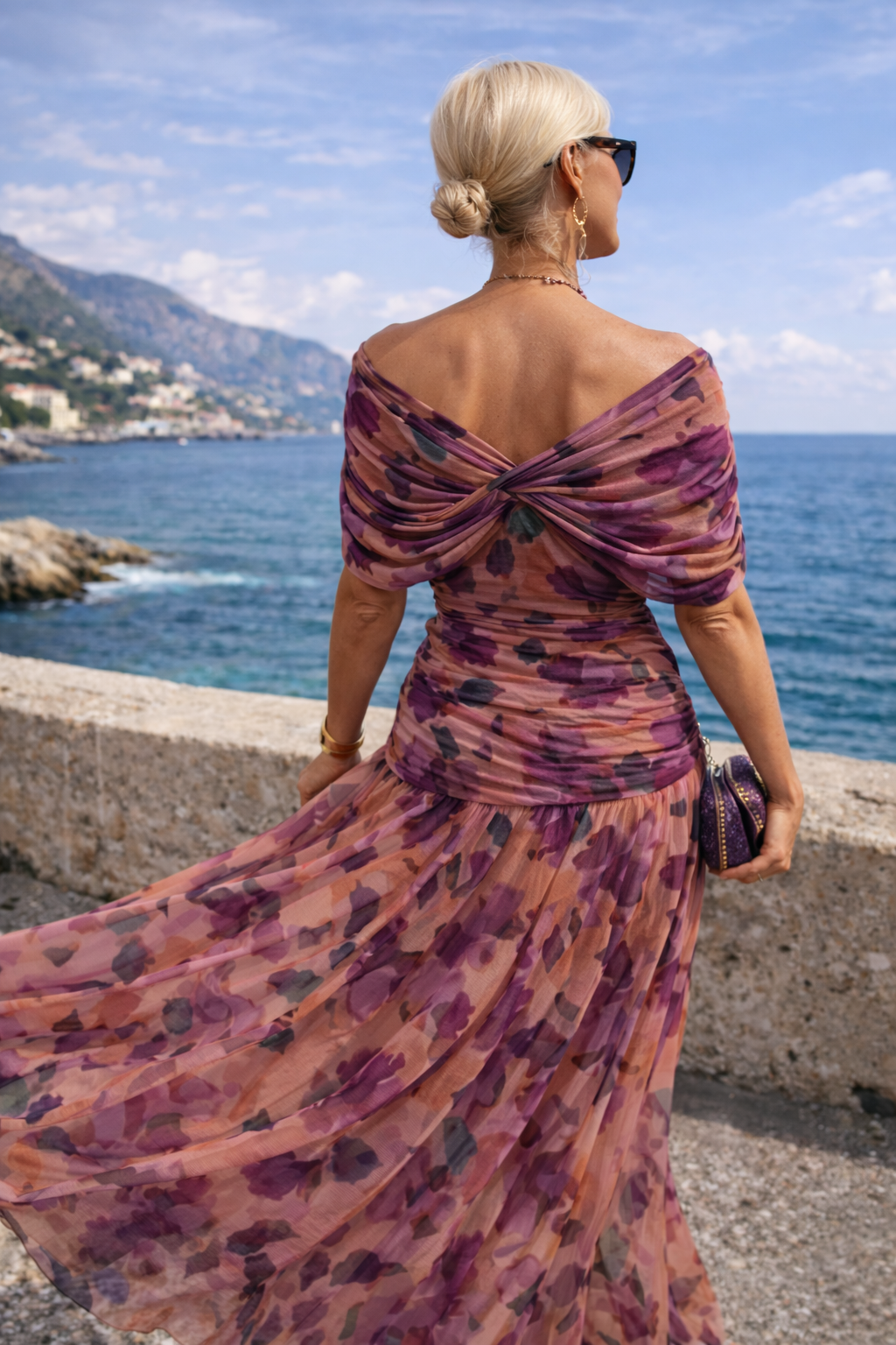 Ēden | Elegant Maxi Dress for Parties with V-Neck