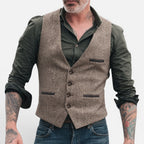 Mane | Men’s Waistcoat with Button Placket