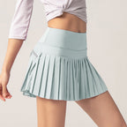 Chloé | Women's Tennis Skirt – Sporty Pleated & Comfortable Fit light blue