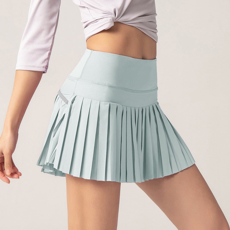 Chloé | Women's Tennis Skirt – Sporty Pleated & Comfortable Fit light blue