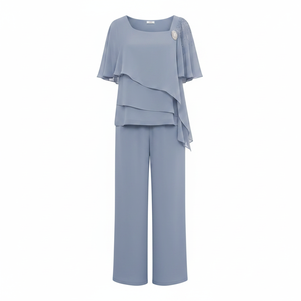 Aura | Women's Elegant Two-Piece Set – Co-ord Loungewear & Tailored Minimalist Trouser Suit
