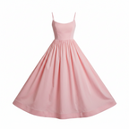 Amore | Classic Sweetheart Neckline Midi Dress – Timeless Summer Romance