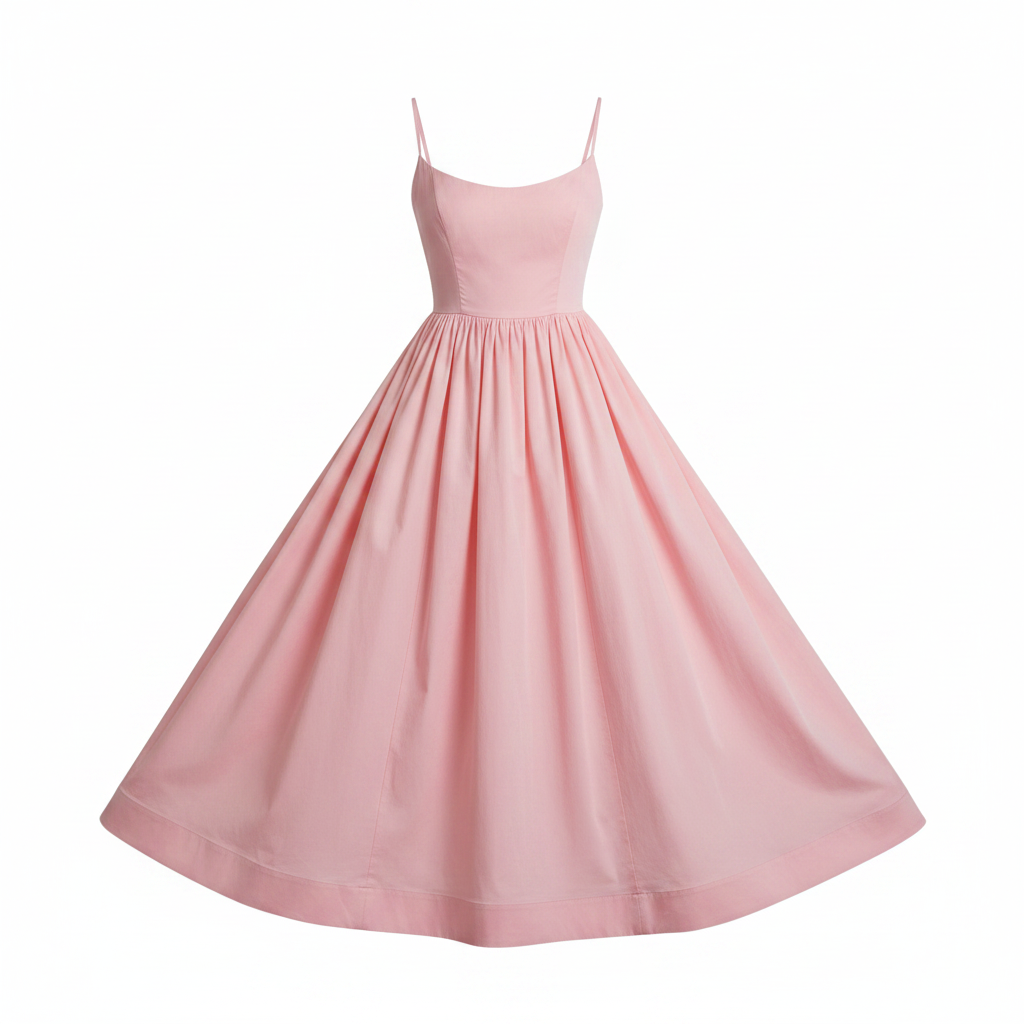 Amore | Classic Sweetheart Neckline Midi Dress – Timeless Summer Romance