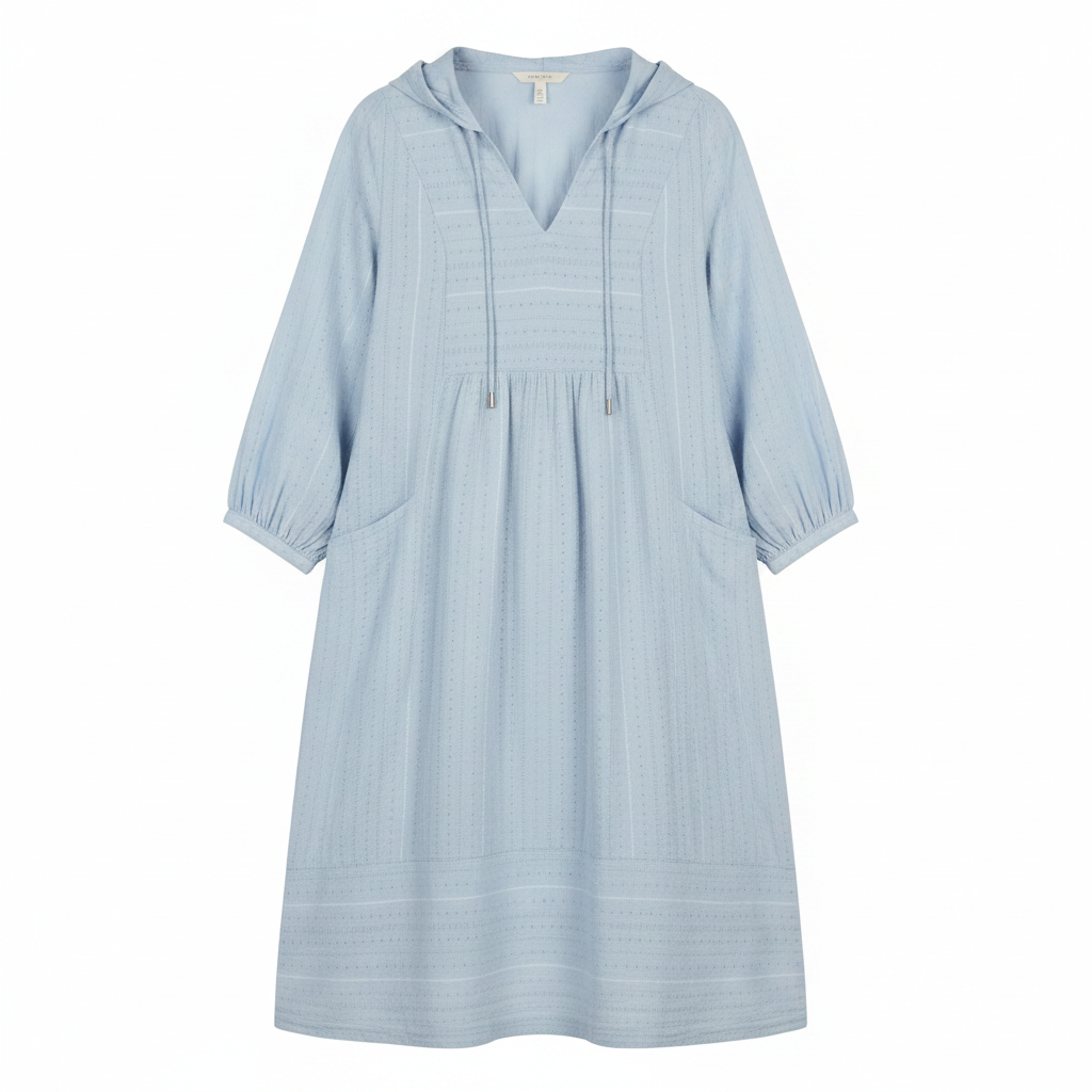 Māyā | Women’s Tunic Dress – Coastal Breeze Breathability & Sculptural Summer Style