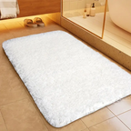 Comfortable and Non-Slip Bath Mat for the Bathroom White
