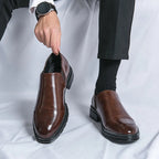 Cortas | Men's Genuine Leather Shoes – Luxury Tailored Brogue Brogues & Arch Support Brown