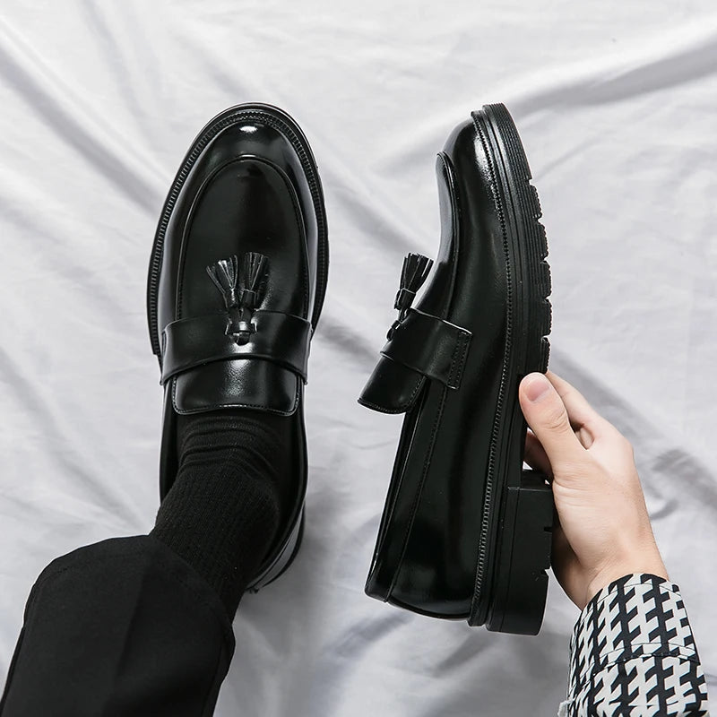 Cruz | Men's Genuine Leather Loafers – Luxury Designer Driving Shoes & Tailored Classic Slip-On