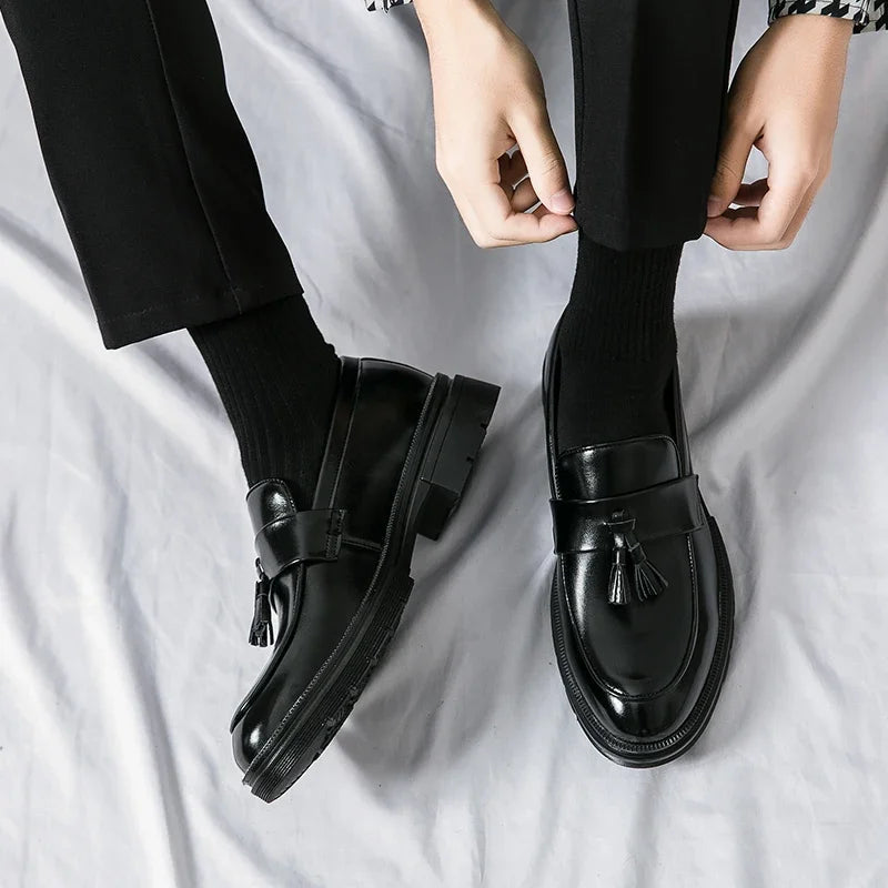Cruz | Men's Genuine Leather Loafers – Luxury Designer Driving Shoes & Tailored Classic Slip-On