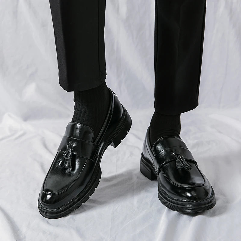 Cruz | Men's Genuine Leather Loafers – Luxury Designer Driving Shoes & Tailored Classic Slip-On