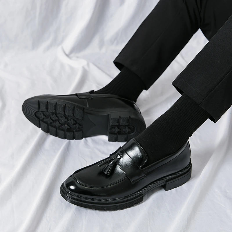 Cruz | Men's Genuine Leather Loafers – Luxury Designer Driving Shoes & Tailored Classic Slip-On