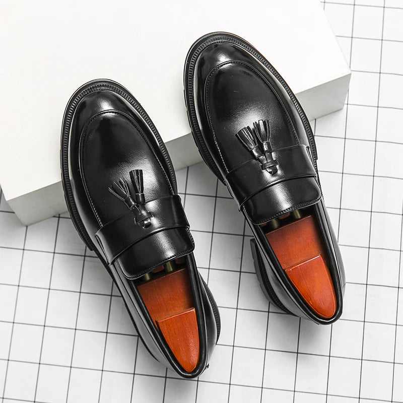 Cruz | Men's Genuine Leather Loafers – Luxury Designer Driving Shoes & Tailored Classic Slip-On