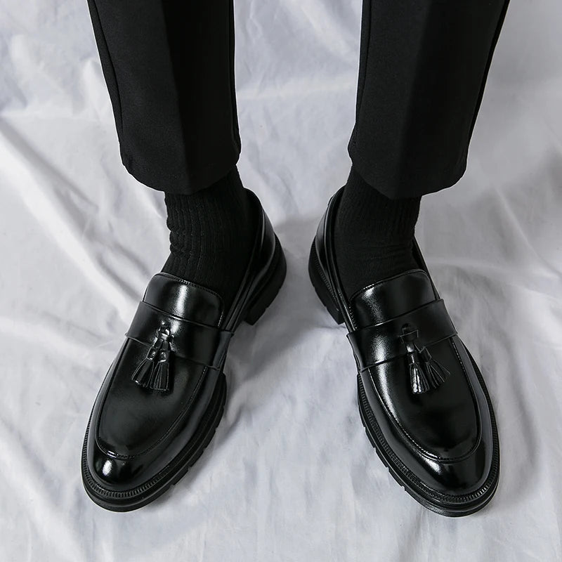 Cruz | Men's Genuine Leather Loafers – Luxury Designer Driving Shoes & Tailored Classic Slip-On