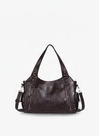 Bersh | Women’s Shoulder Bag in Vegan PU Leather Brown