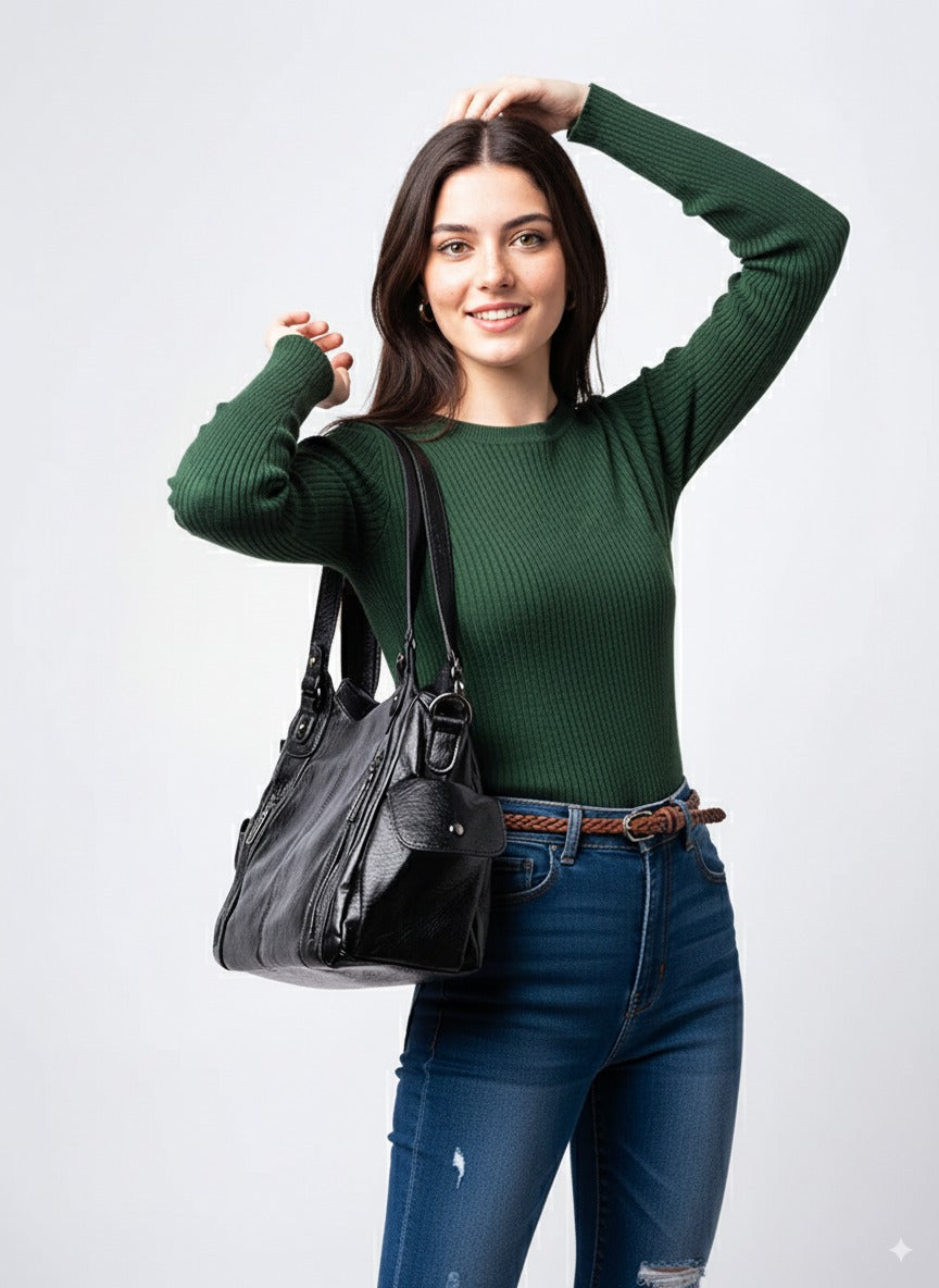 Bersh | Women’s Shoulder Bag in Vegan PU Leather