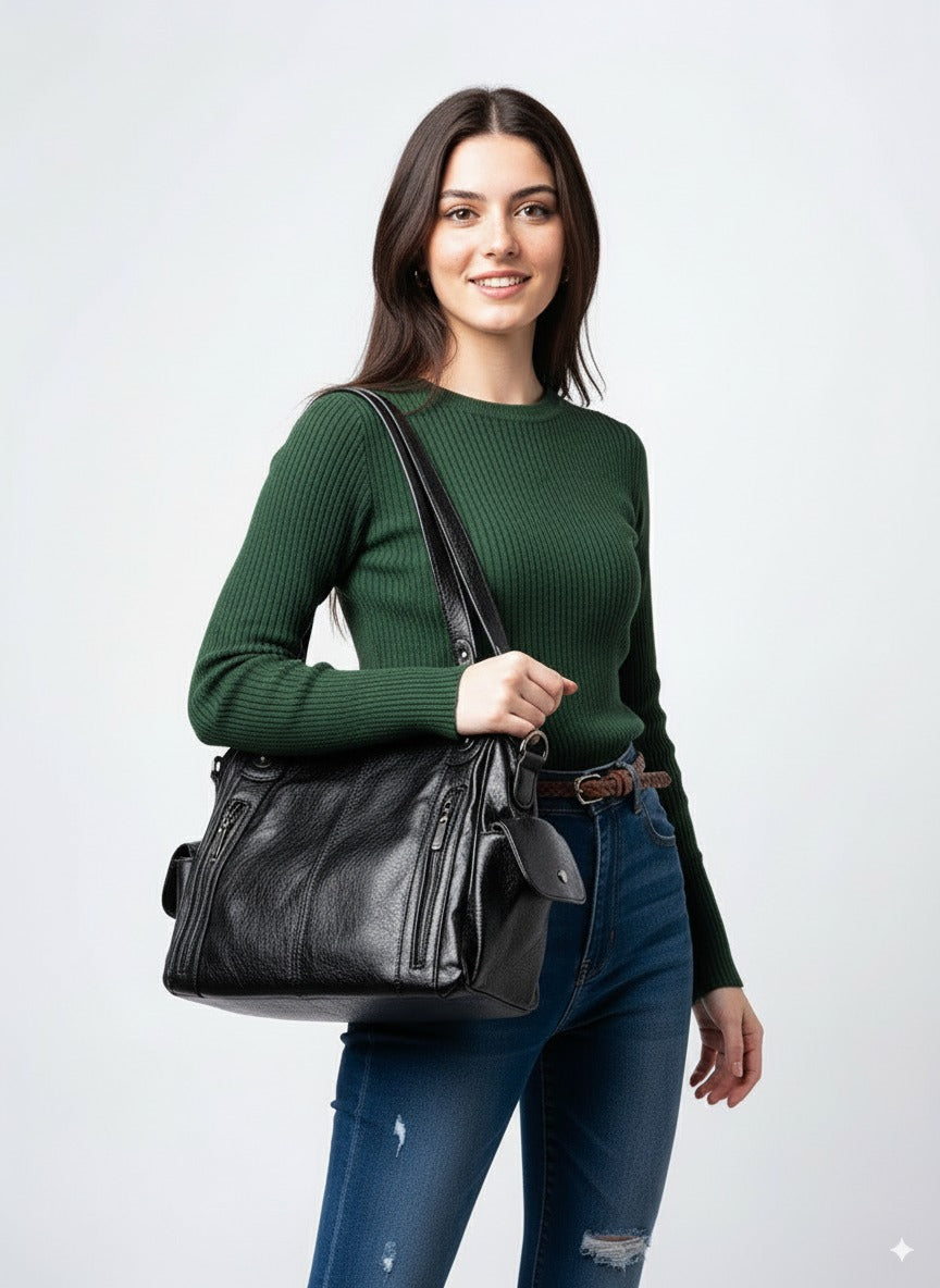 Bersh | Women’s Shoulder Bag in Vegan PU Leather