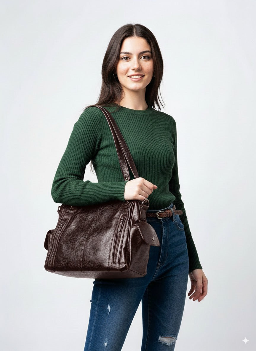 Bersh | Women’s Shoulder Bag in Vegan PU Leather