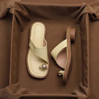 Daisy | Women's Faux Leather Sandals – Chic Artisan Craft & Refined Slimming Silhouette