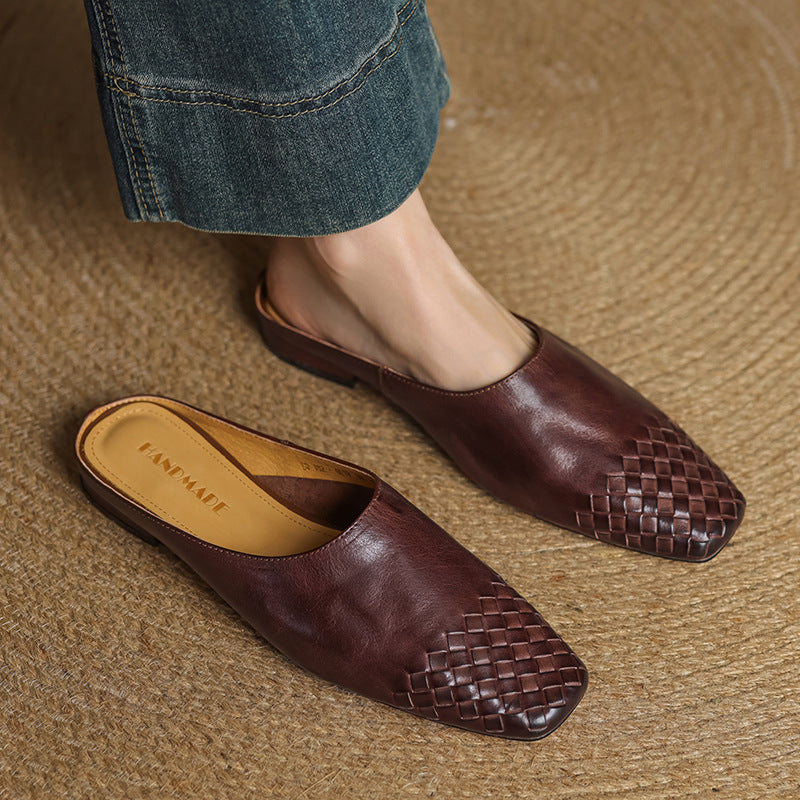 Dalvi Genuine Leather Mules 0