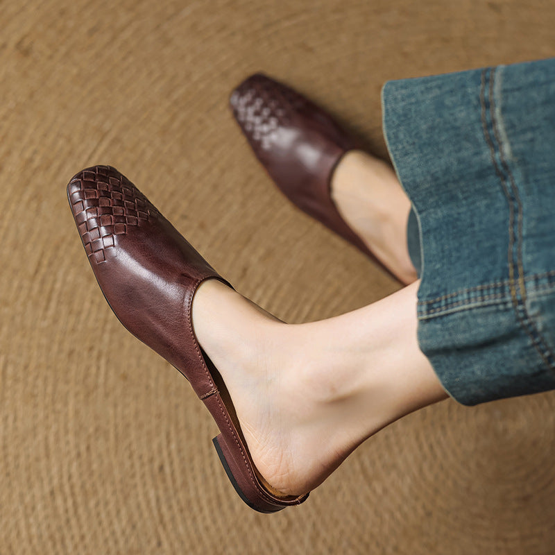 Dalvi Genuine Leather Mules 2