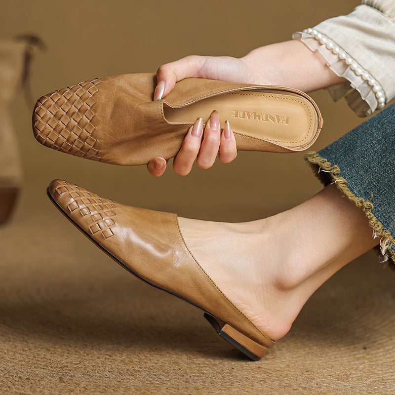 Dalvi Genuine Leather Mules 7