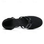 Women's Dance Shoes with Ankle Strap