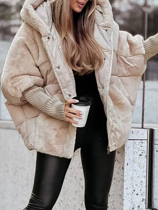 Dôre | Women’s Warm Winter Jacket for Style and Comfort Brown