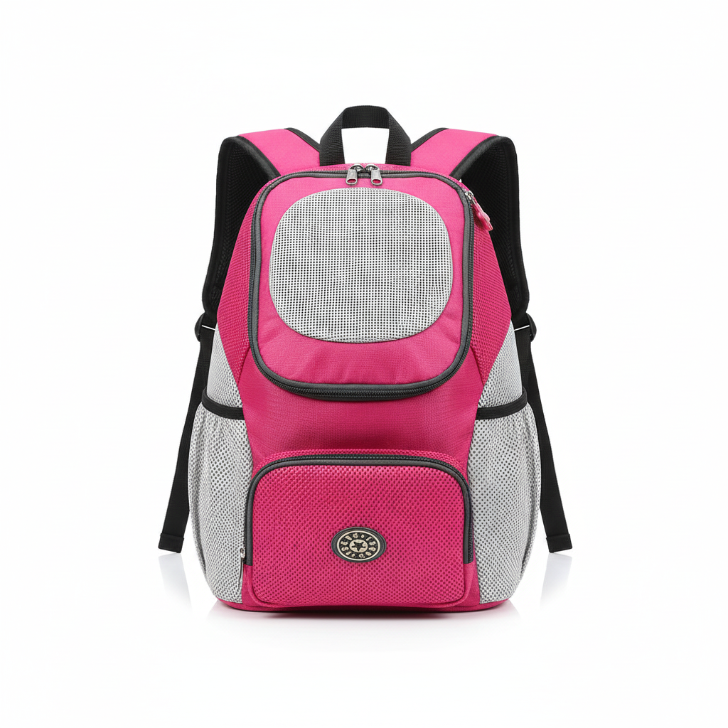 Dog Backpack For Furry Friends Bike Trips Hiking Trips Supermarket Trips Pink