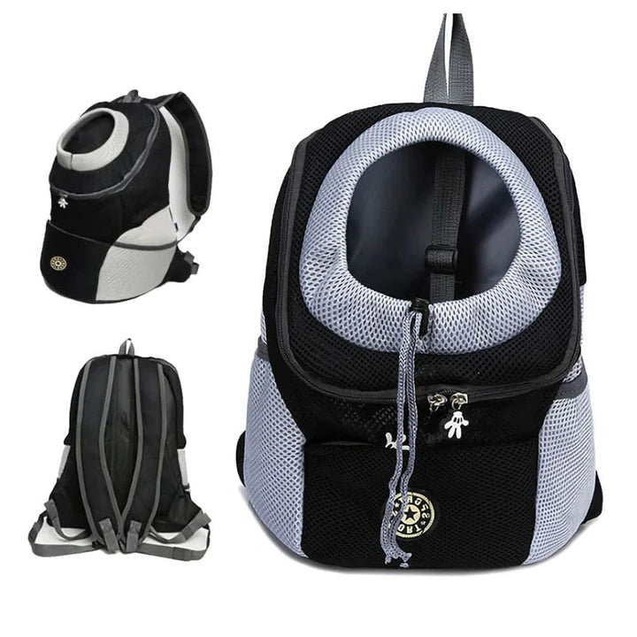 Dog Backpack For Furry Friends Bike Trips Hiking Trips Supermarket Trips Black