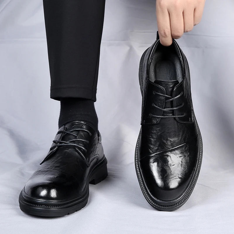 Edin | Men's Genuine Leather Shoe – Luxury Italian Leather Loafer & Tailored Comfort Black