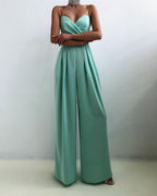 Amora | Elegant Women's Overall - High-waisted & Slender Silhouette Green