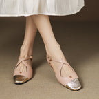Elene | Genuine Leather Mary-Jane Flats – Luxury Designer Ballet Flat & Tailored Comfort