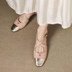 Elene | Genuine Leather Mary-Jane Flats – Luxury Designer Ballet Flat & Tailored Comfort