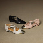 Elene | Genuine Leather Mary-Jane Flats – Luxury Designer Ballet Flat & Tailored Comfort