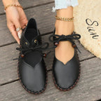 Aura | Women's Casual Lace-Up Shoes – Luxury Designer Leather Sneakers & Tailored Comfort Walking Footwear