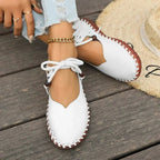 Aura | Women's Casual Lace-Up Shoes – Luxury Designer Leather Sneakers & Tailored Comfort Walking Footwear