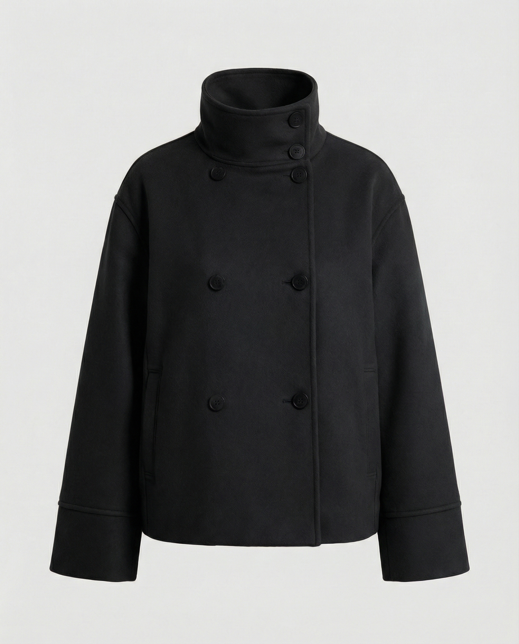 Camilla | Modern and Warm Short Jacket with High Collar