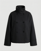 Camilla | Modern and Warm Short Jacket with High Collar